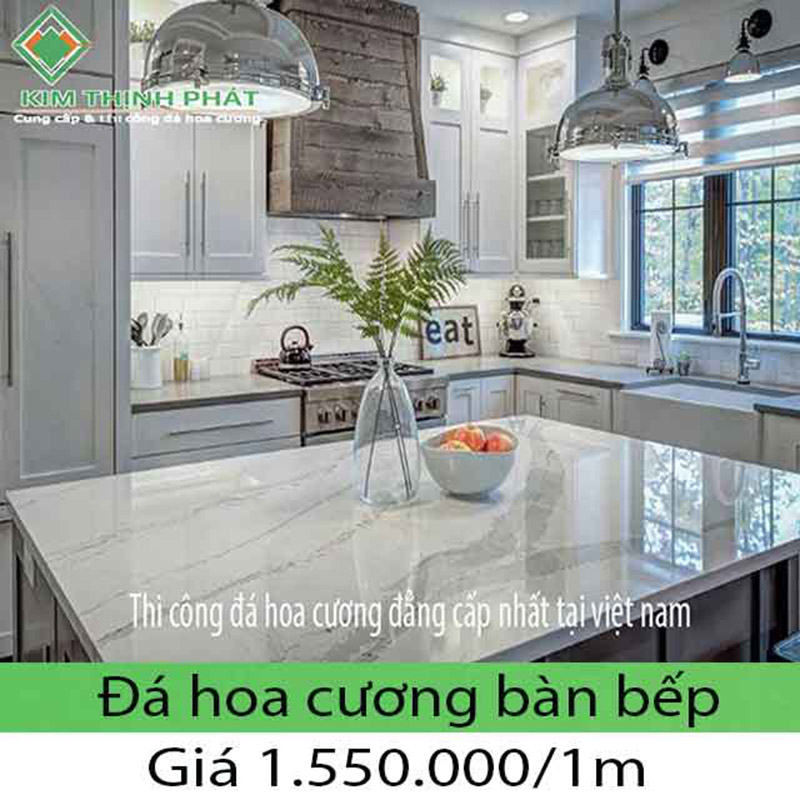 Bếp Đá hoa cương