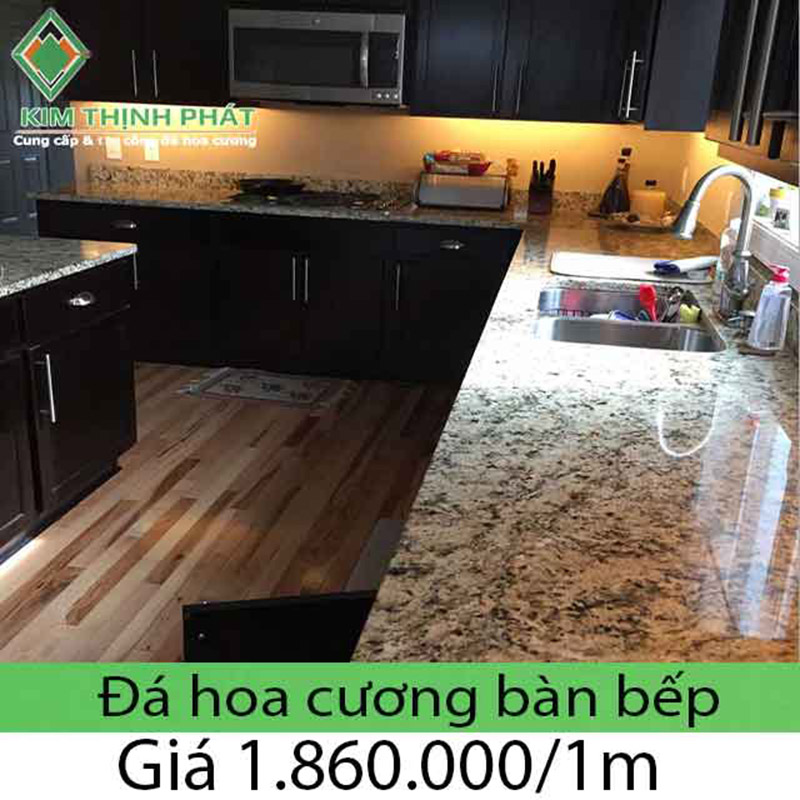 Bếp đá hoa cương thiên nhiên phân biệt thế nào Là đẹp xấu granite