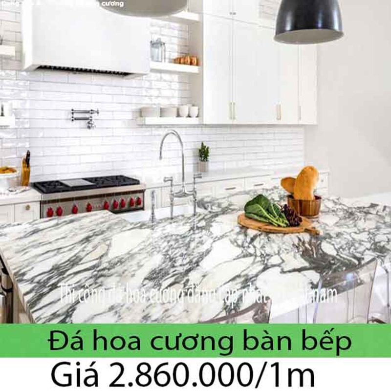Bếp đá hoa cương thiên nhiên phân biệt thế nào Là đẹp xấu granite