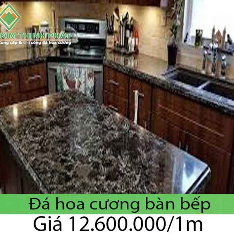Bếp đá hoa cương thiên nhiên thi công đường nét đẹp nhất là gì mua ở đâu granite