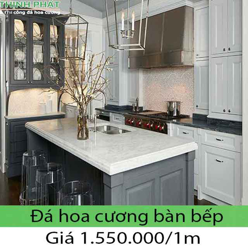 Bếp đá hoa cương thiên nhiên thi công đường nét đẹp nhất là gì mua ở đâu granite