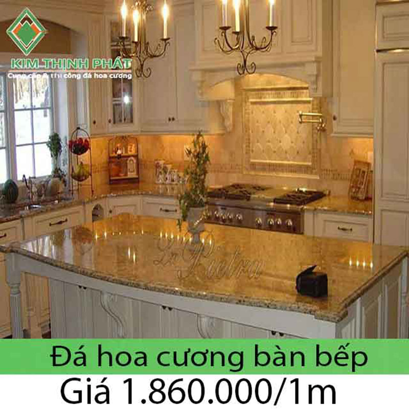 Bếp đá hoa cương thiên nhiên thi công đường nét đẹp nhất là gì mua ở đâu granite