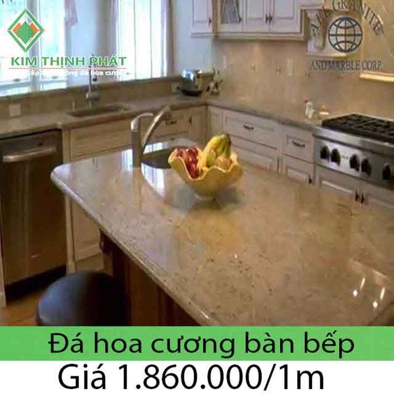 Bếp đá hoa cương thiên nhiên thi công đường nét đẹp nhất là gì mua ở đâu granite
