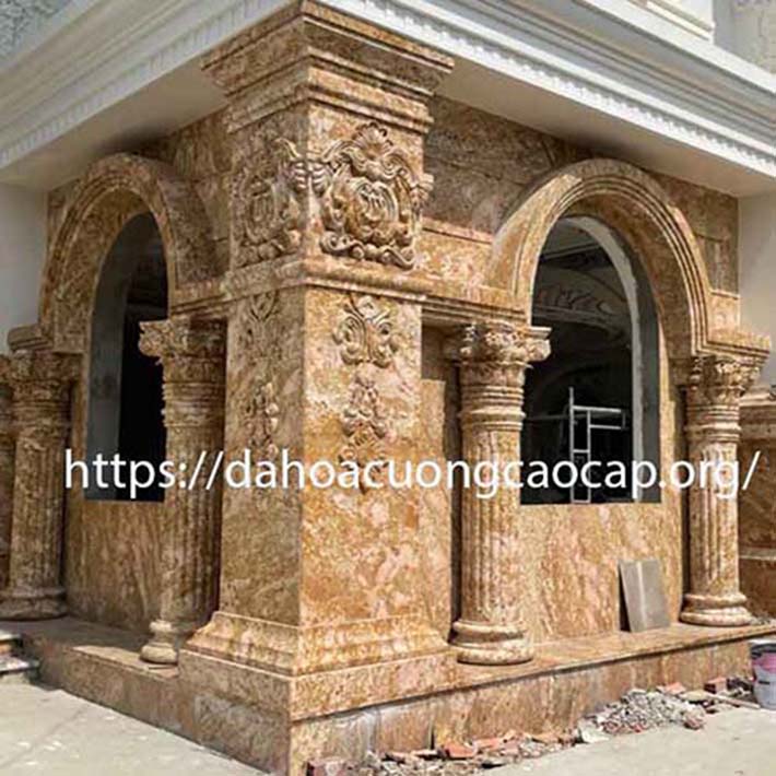 đá hoa cương ốp cột