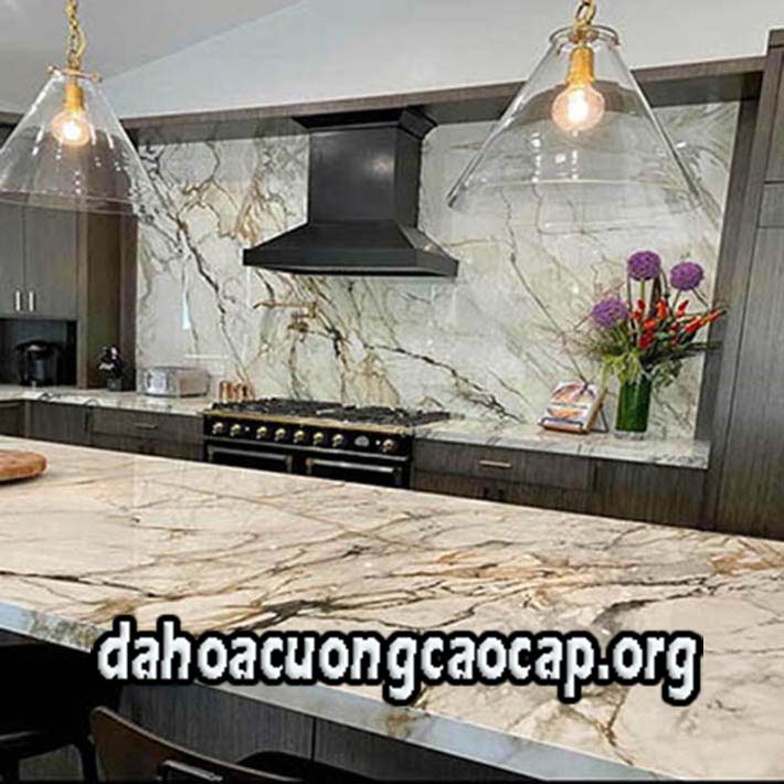 mẫu đá hoa cương ốp bàn bếp