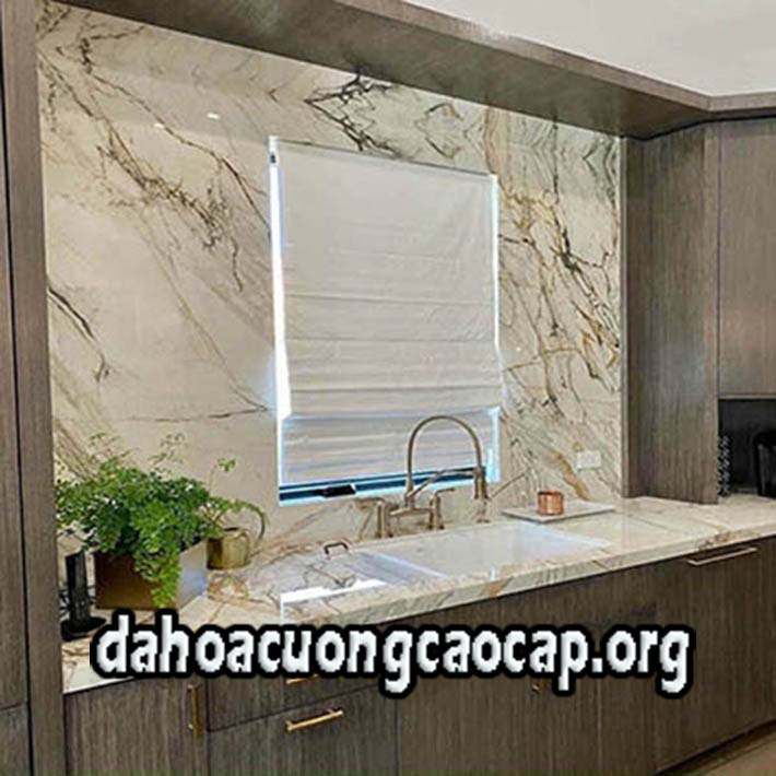 mẫu đá hoa cương ốp bàn bếp