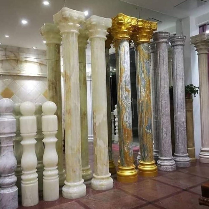mẫu đá hoa cương ốp cột nhà