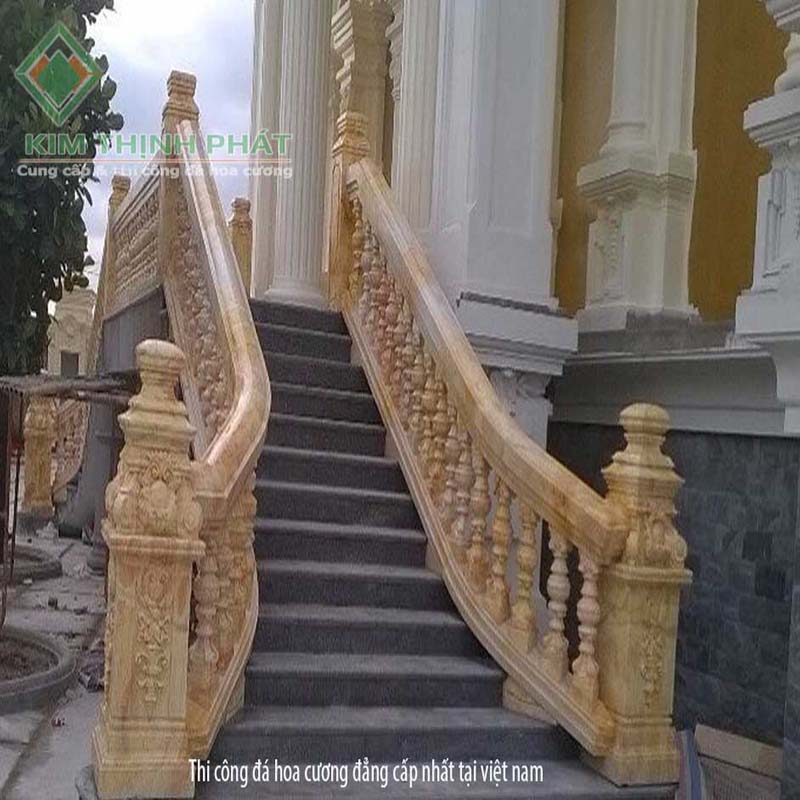 Thi công đá hoa cương lan can