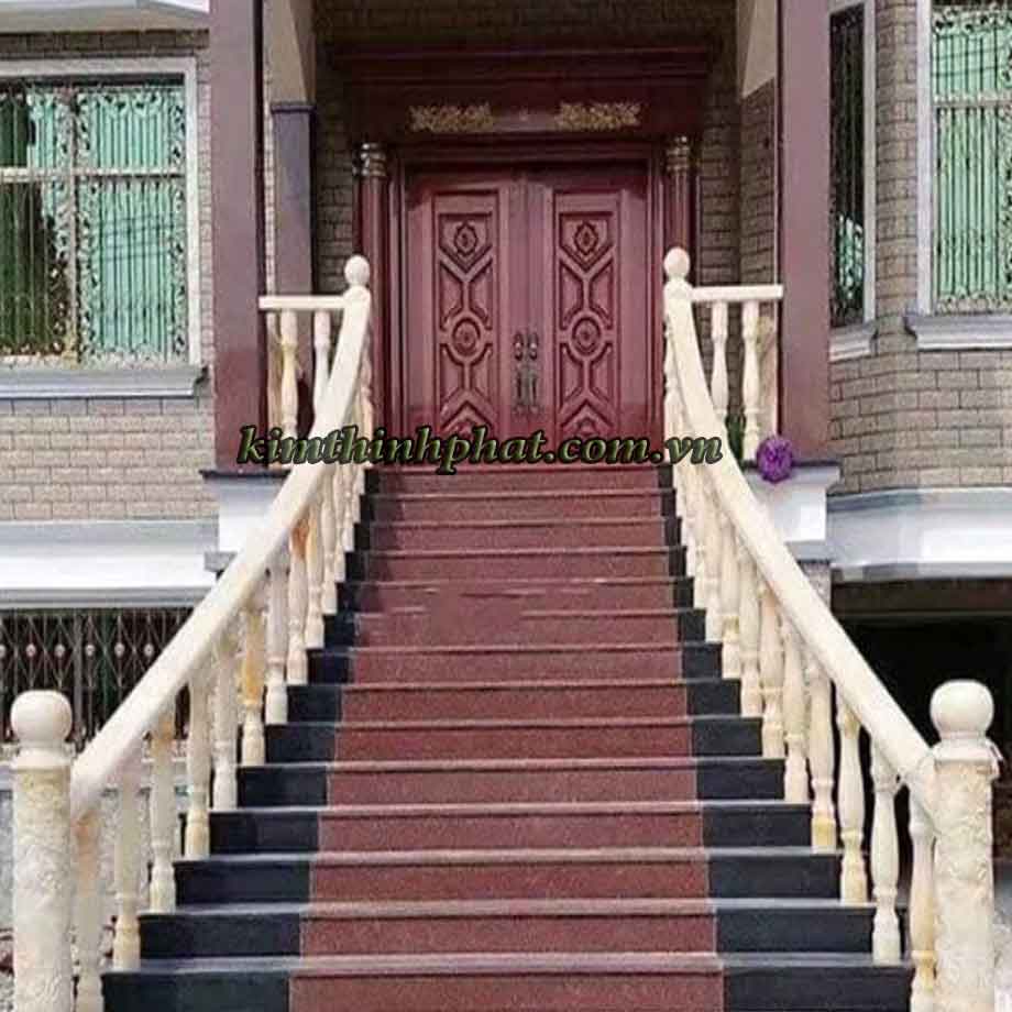 Thi công đá hoa cương lan can