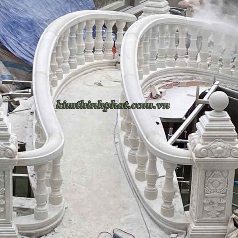 Thi công đá hoa cương lan can