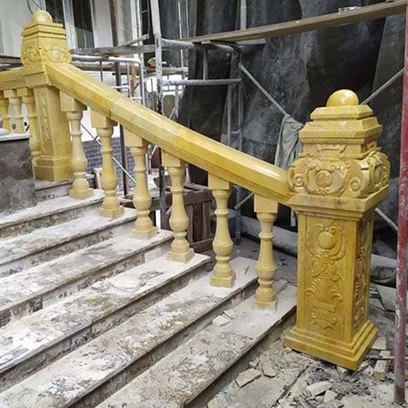 Thi công đá hoa cương lan can