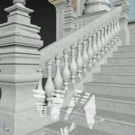 Đá hoa cương lan can lc 026