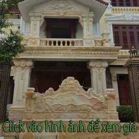 Cột đá hoa cương tân cổ điển giá rẻ thi công siêu đẹp