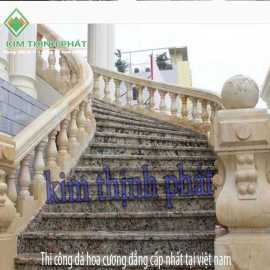 Cầu thang đá hồng Gia Lai
