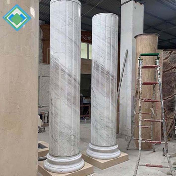 Thi công cột đá hoa cương md001