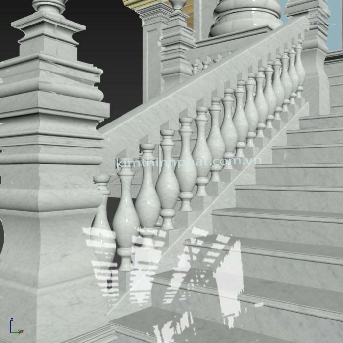 Đá hoa cương lan can lc 026